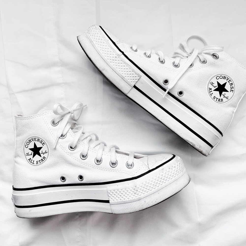 Converse High Top Platform Sneakers